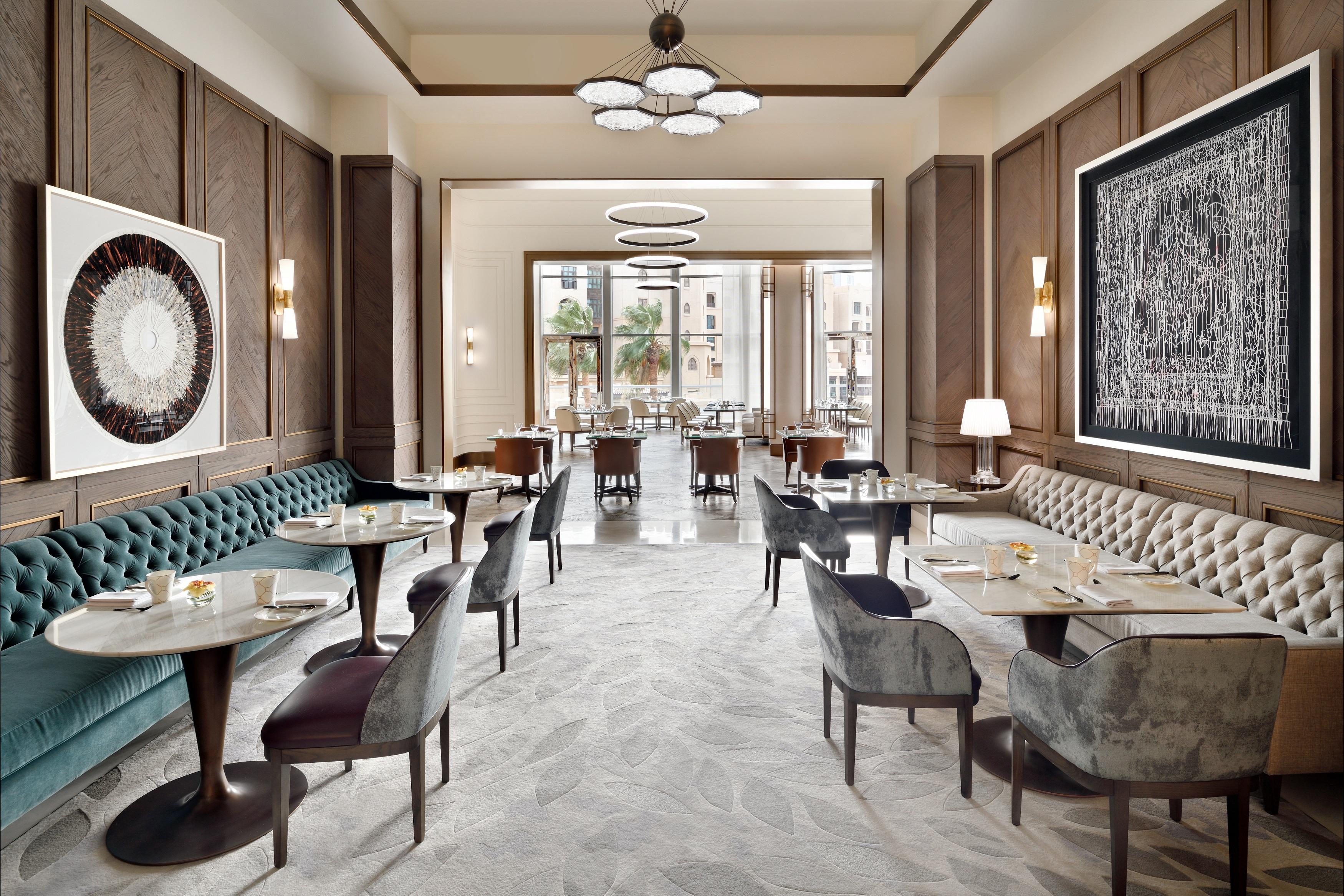 Hotel Address Downtown Dubaj Exteriér fotografie The restaurant's interior