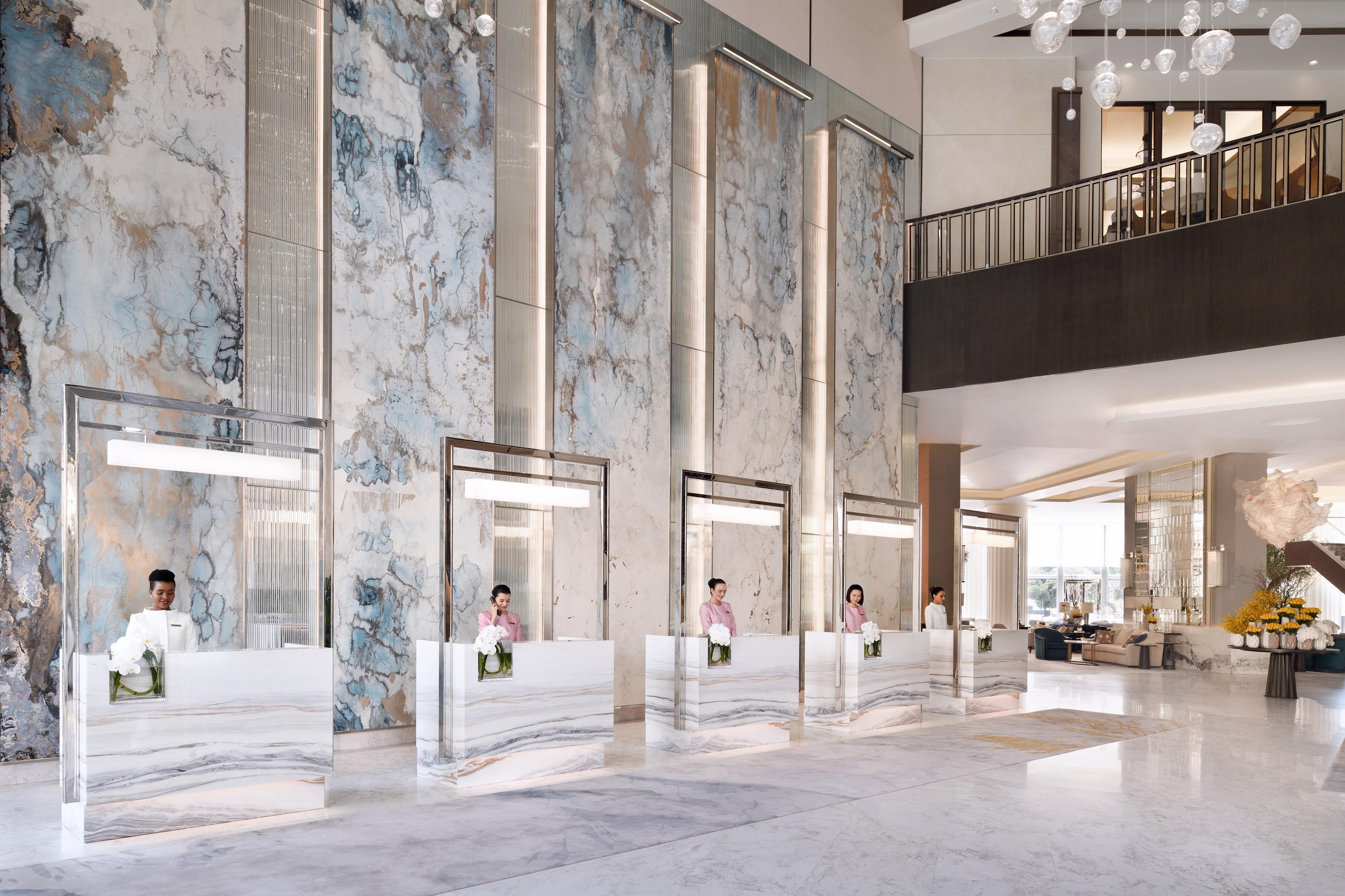 Hotel Address Downtown Dubaj Exteriér fotografie The lobby of the hotel