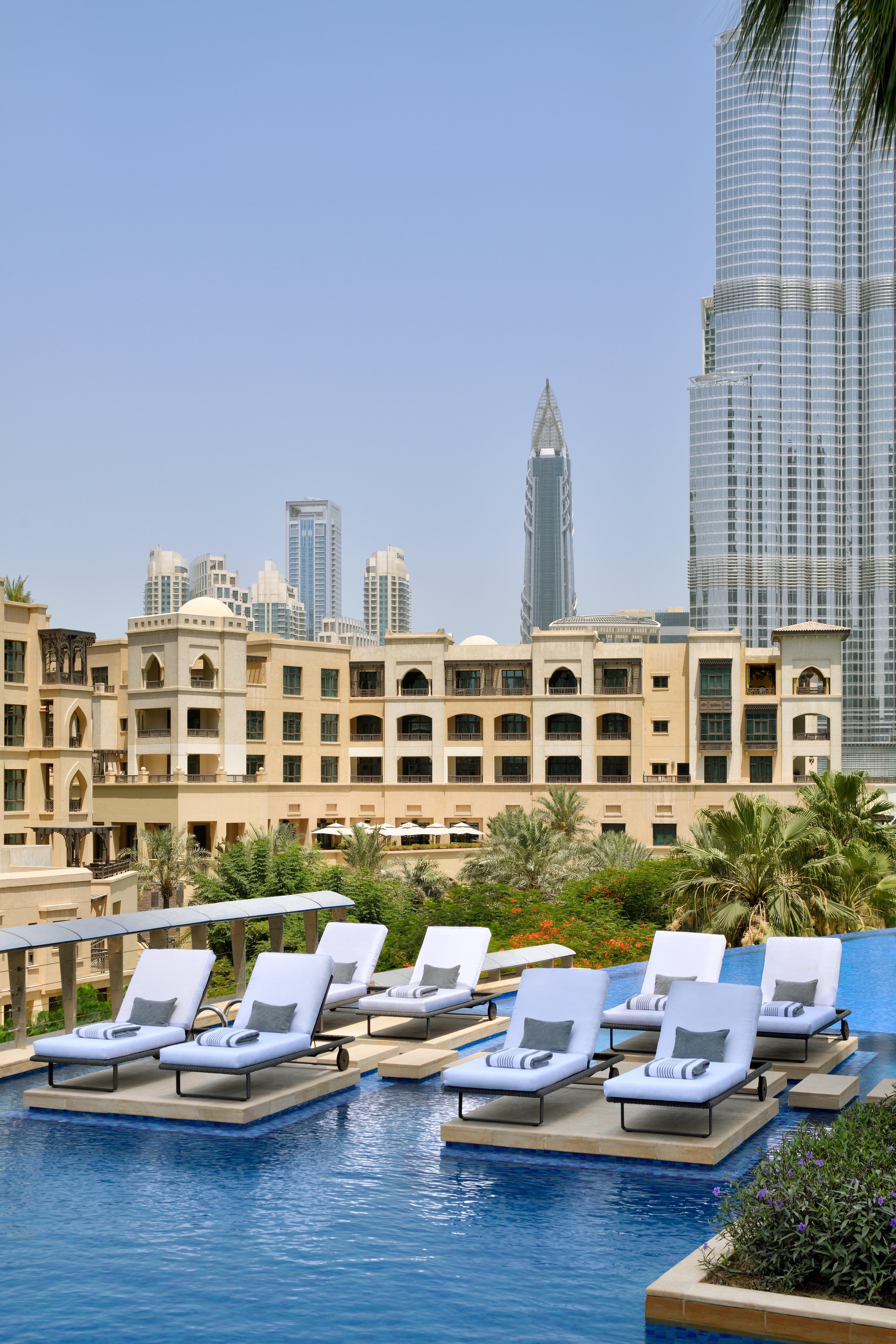 Hotel Address Downtown Dubaj Exteriér fotografie The Palace Downtown Dubai
