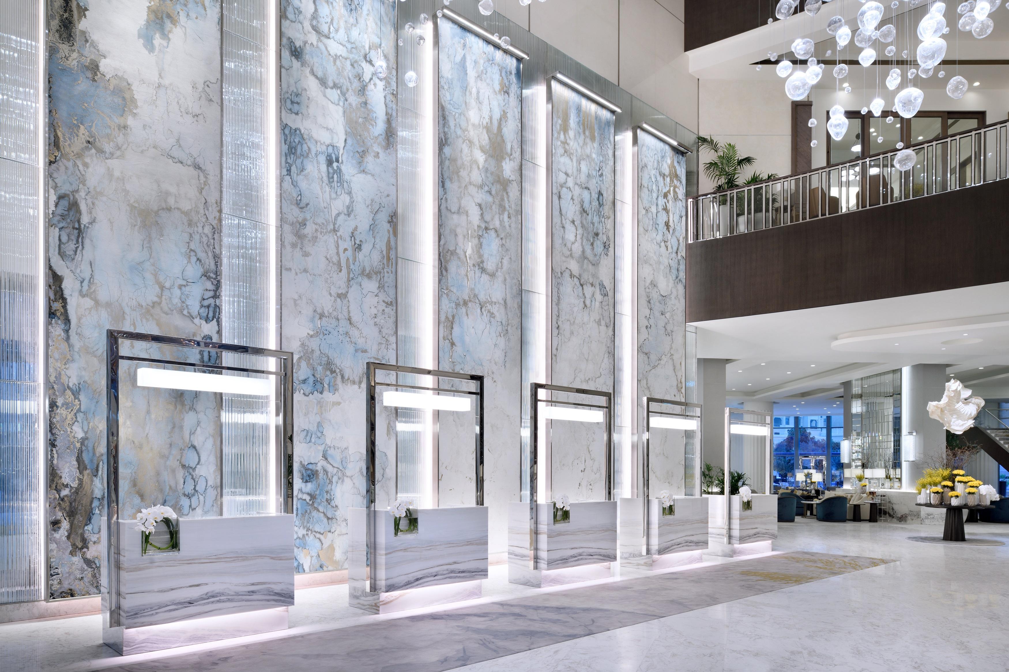 Hotel Address Downtown Dubaj Exteriér fotografie The lobby of the hotel
