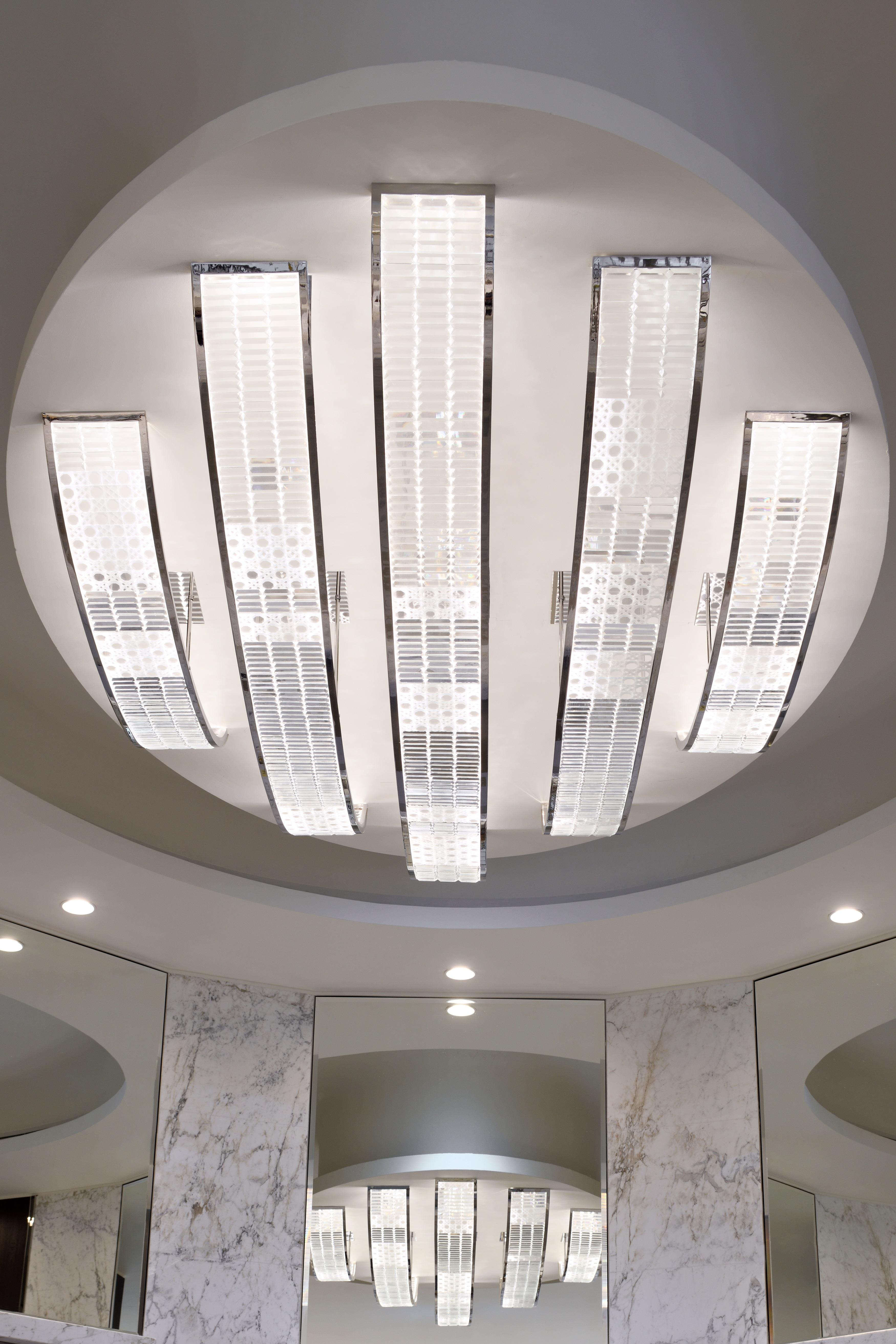 Hotel Address Downtown Dubaj Exteriér fotografie Ceiling of the main entrance