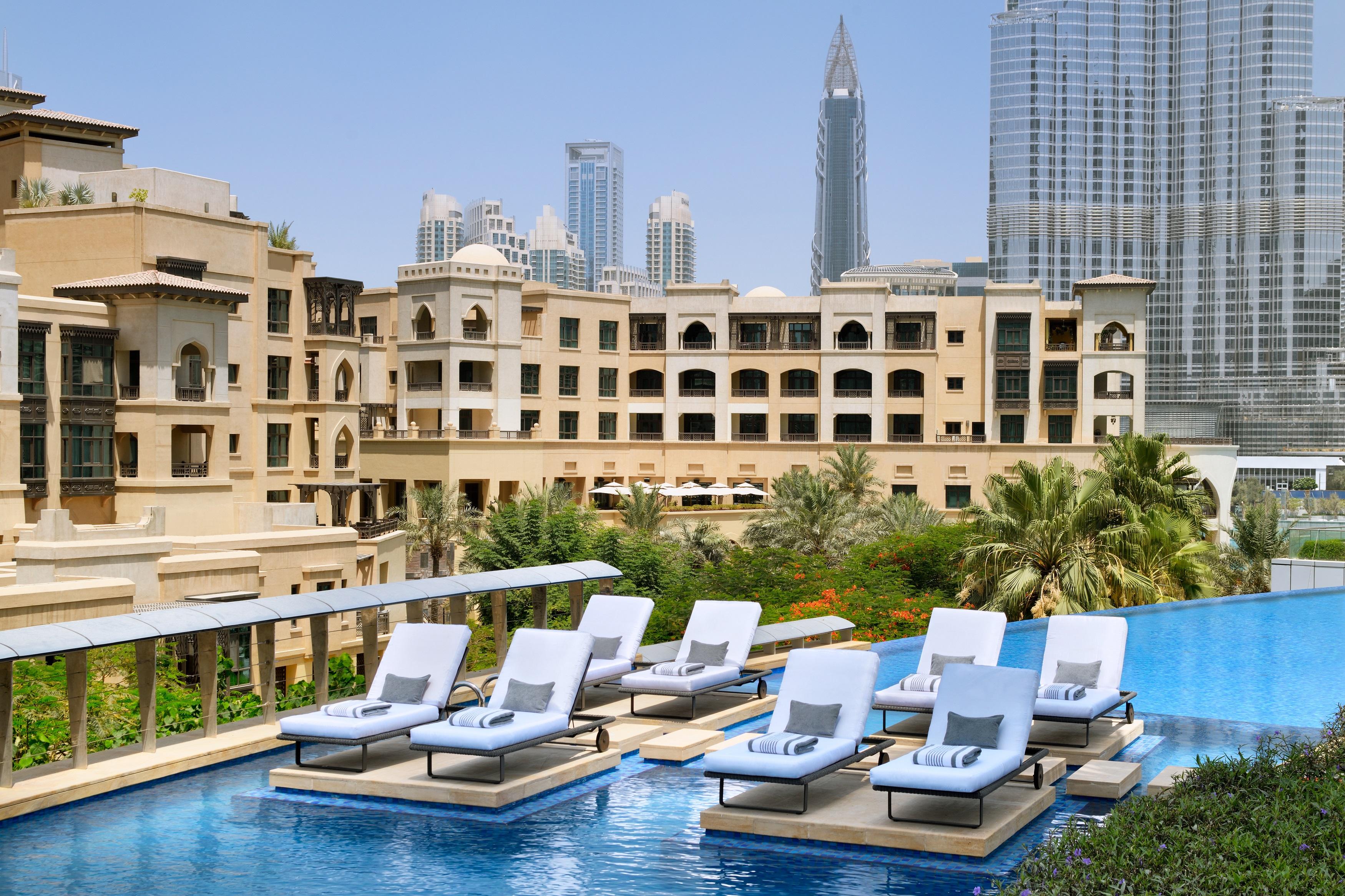 Hotel Address Downtown Dubaj Exteriér fotografie The Palace Downtown Dubai