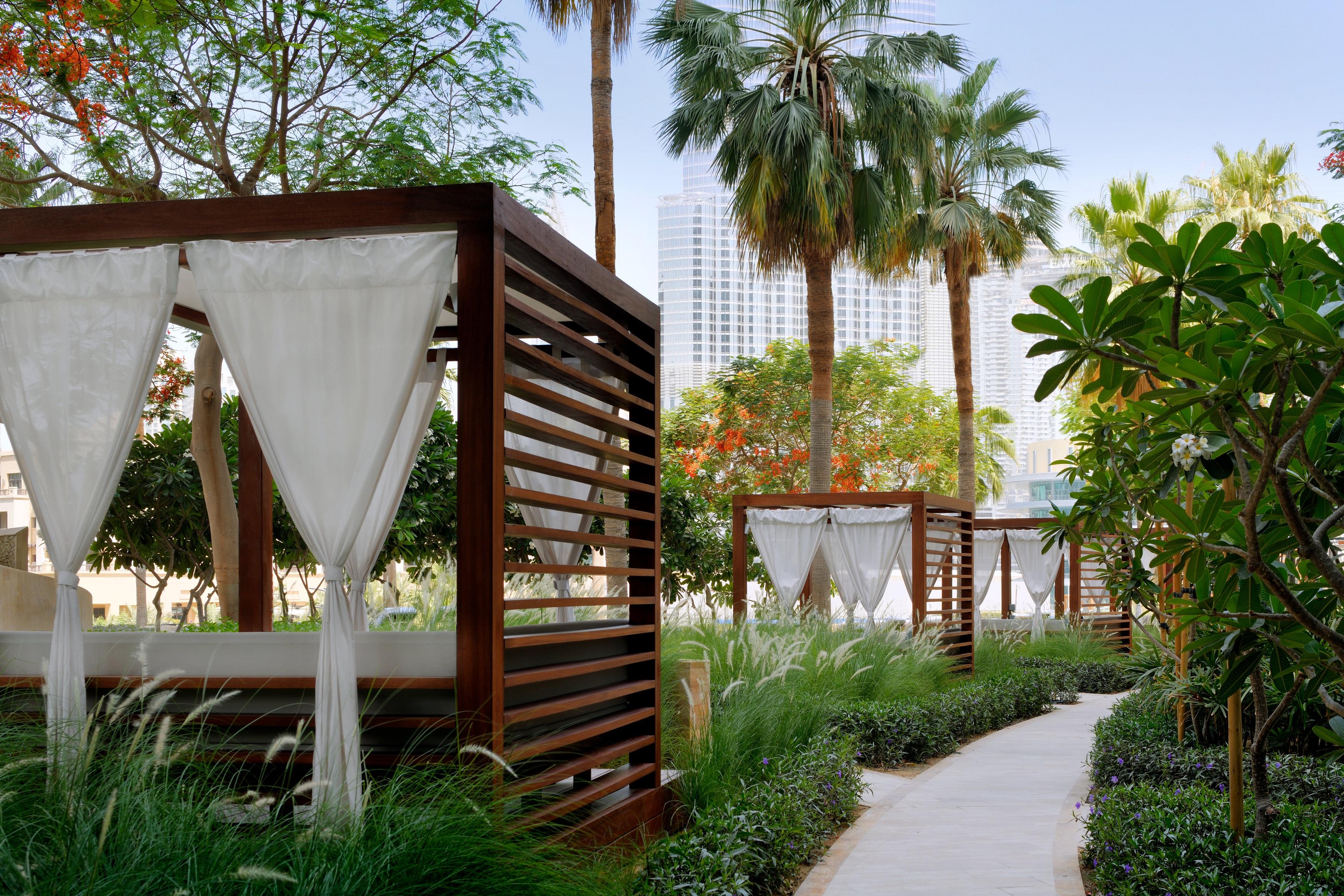 Hotel Address Downtown Dubaj Exteriér fotografie The Dubai Fountain Gardens