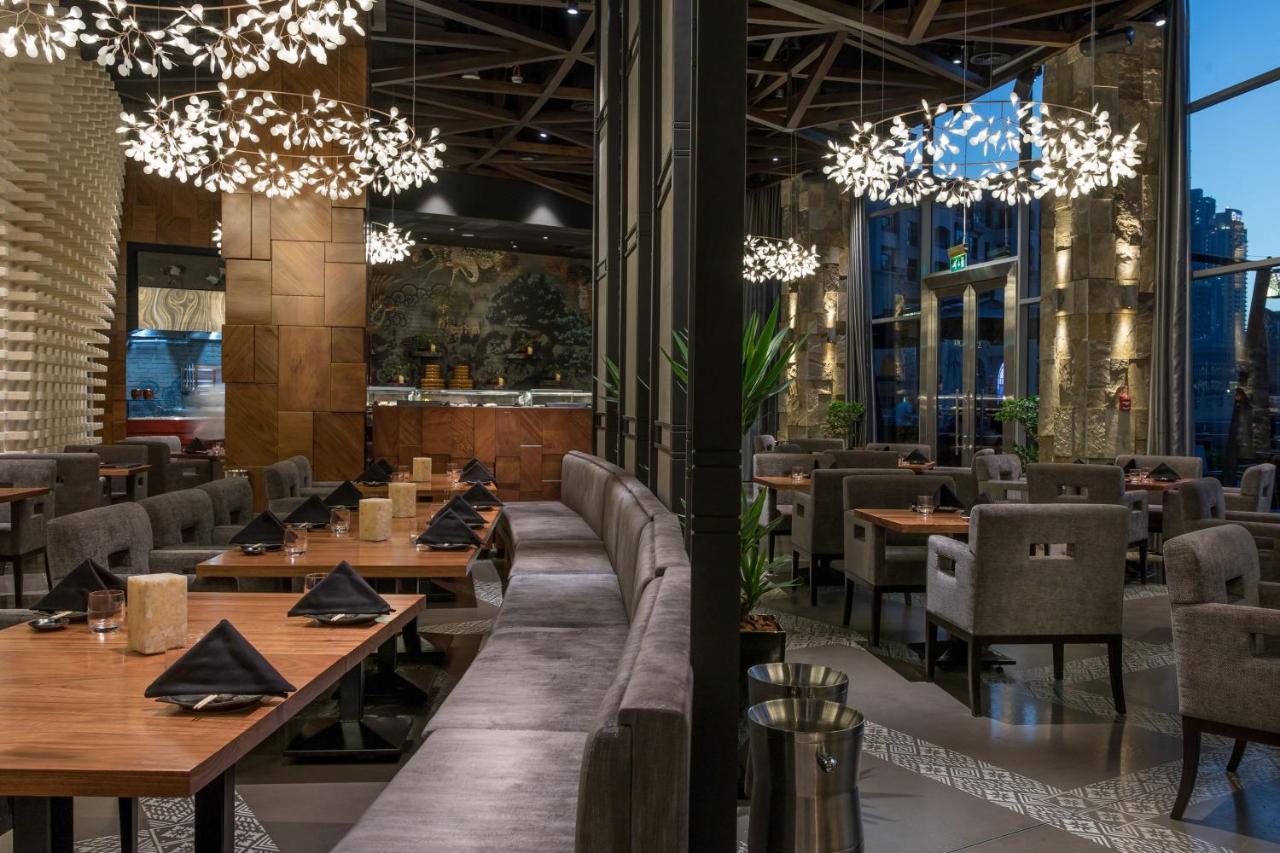 Hotel Address Downtown Dubaj Exteriér fotografie The interior of the restaurant